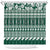 Hawaii Rainbow Warriors Christmas Shower Curtain Kakau Motifs LT7 Green - Polynesian Pride