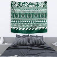 Hawaii Rainbow Warriors Christmas Tapestry Kakau Motifs LT7 - Polynesian Pride