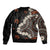 Bula Fiji Women's Day Bomber Jacket Classic Masi Tapa