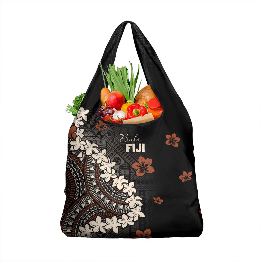 Bula Fiji Women's Day Grocery Bag Classic Masi Tapa