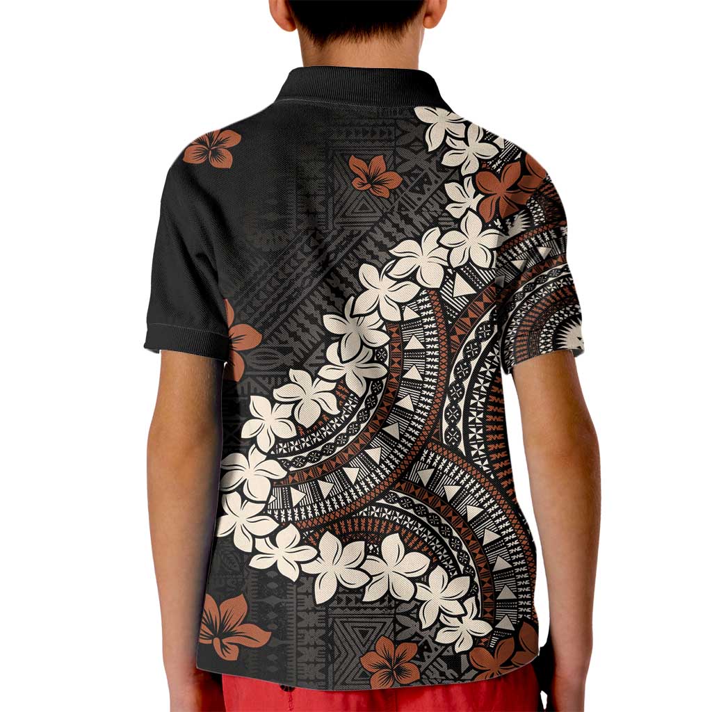 Bula Fiji Women's Day Kid Polo Shirt Classic Masi Tapa