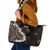 Bula Fiji Women's Day Leather Tote Bag Classic Masi Tapa