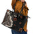 Bula Fiji Women's Day Leather Tote Bag Classic Masi Tapa
