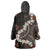 Bula Fiji Women's Day Wearable Blanket Hoodie Classic Masi Tapa