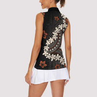 Bula Fiji Women's Day Women Sleeveless Polo Shirt Classic Masi Tapa