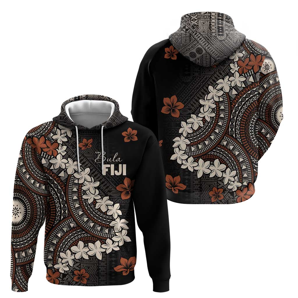 Bula Fiji Women's Day Zip Hoodie Classic Masi Tapa