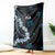 Bula Fiji Women's Day Blanket Indigo Masi Tapa