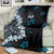Bula Fiji Women's Day Blanket Indigo Masi Tapa