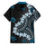 Bula Fiji Women's Day Hawaiian Shirt Indigo Masi Tapa