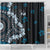 Bula Fiji Women's Day Shower Curtain Indigo Masi Tapa