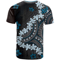 Bula Fiji Women's Day T Shirt Indigo Masi Tapa