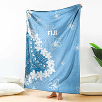 Bula Fiji Women's Day Blanket Turquoise Masi Tapa LT7