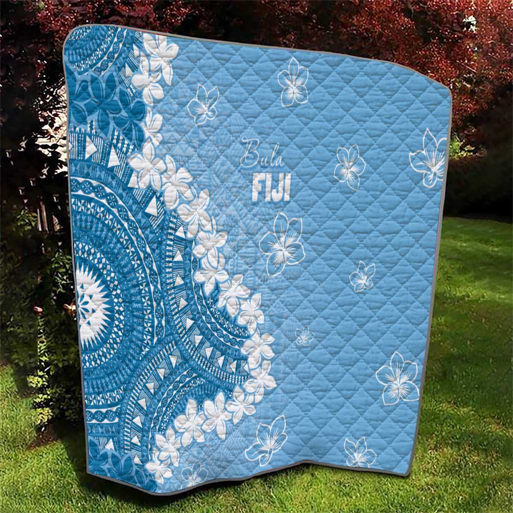Bula Fiji Women's Day Quilt Turquoise Masi Tapa LT7 - Polynesian Pride