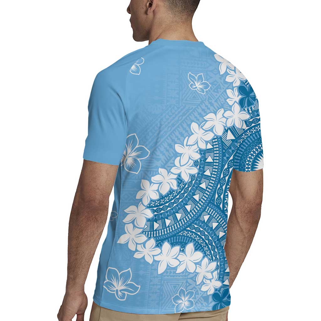 Bula Fiji Women's Day Rugby Jersey Turquoise Masi Tapa