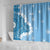 Bula Fiji Women's Day Shower Curtain Turquoise Masi Tapa LT7