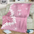 Bula Fiji Women's Day Blanket Pink Masi Tapa