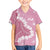 Bula Fiji Women's Day Hawaiian Shirt Pink Masi Tapa