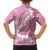 Bula Fiji Women's Day Hawaiian Shirt Pink Masi Tapa
