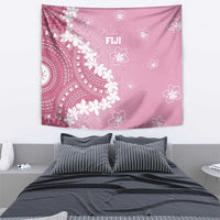 Bula Fiji Women's Day Tapestry Pink Masi Tapa