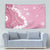 Bula Fiji Women's Day Tapestry Pink Masi Tapa