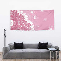 Bula Fiji Women's Day Tapestry Pink Masi Tapa