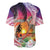 Polynesian Dreamy Turtle Baseball Jersey Sunset Scenery