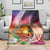 Polynesian Dreamy Turtle Blanket Sunset Scenery