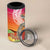Polynesian Dreamy Turtle 4 in 1 Can Cooler Tumbler Sunset Scenery