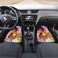 Polynesian Dreamy Turtle Car Mats Sunset Scenery
