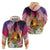 Polynesian Dreamy Turtle Hoodie Sunset Scenery