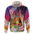 Polynesian Dreamy Turtle Hoodie Sunset Scenery