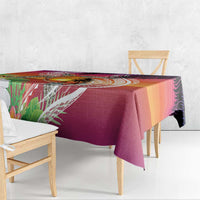 Polynesian Dreamy Turtle Tablecloth Sunset Scenery
