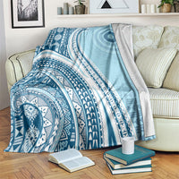 Bula Fiji Vintage Tapa Blanket Kaivity Masi Wave Motifs - Turquoise LT7 Turquoise - Polynesian Pride