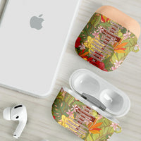 Mahalo Hawaii - ⁠Ka Pule a ka Haku AirPods Case Tropical Flowers