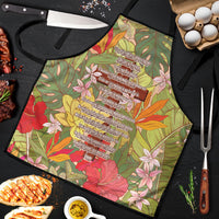 Mahalo Hawaii - ⁠Ka Pule a ka Haku Apron Tropical Flowers