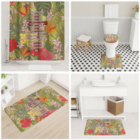 Mahalo Hawaii - ⁠Ka Pule a ka Haku Bathroom Set Tropical Flowers