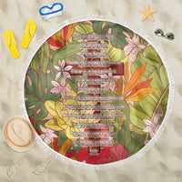 Mahalo Hawaii - ⁠Ka Pule a ka Haku Beach Blanket Tropical Flowers