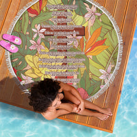 Mahalo Hawaii - ⁠Ka Pule a ka Haku Beach Blanket Tropical Flowers