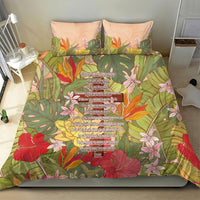 Mahalo Hawaii - ⁠Ka Pule a ka Haku Bedding Set Tropical Flowers