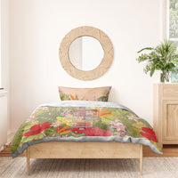 Mahalo Hawaii - ⁠Ka Pule a ka Haku Bedding Set Tropical Flowers
