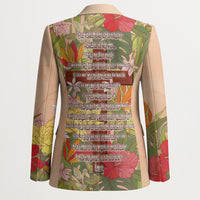 Mahalo Hawaii - ⁠Ka Pule a ka Haku Blazer Tropical Flowers