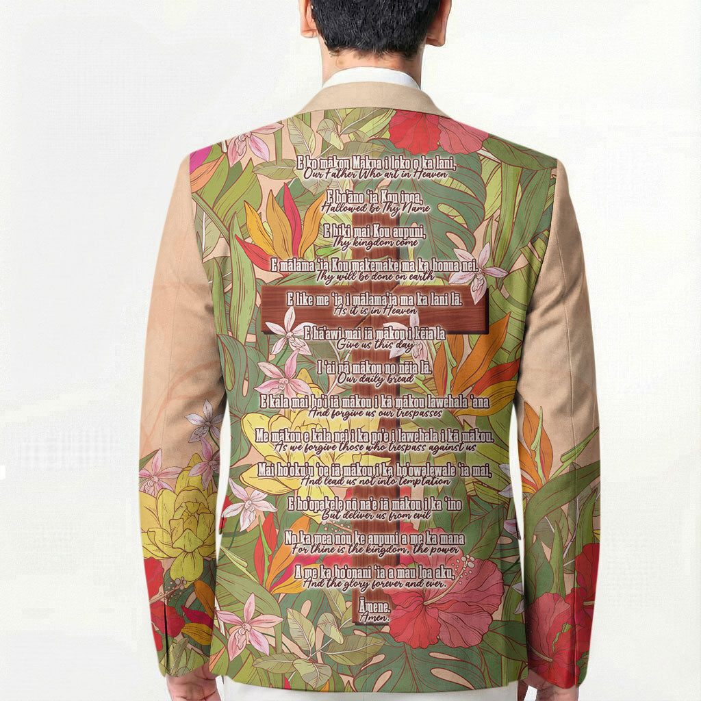 Mahalo Hawaii - ⁠Ka Pule a ka Haku Blazer Tropical Flowers