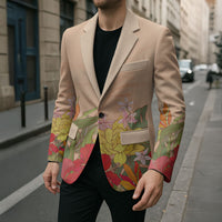 Mahalo Hawaii - ⁠Ka Pule a ka Haku Blazer Tropical Flowers