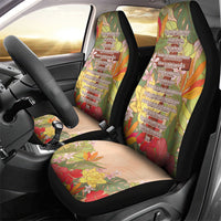 Mahalo Hawaii - ⁠Ka Pule a ka Haku Car Seat Cover Tropical Flowers