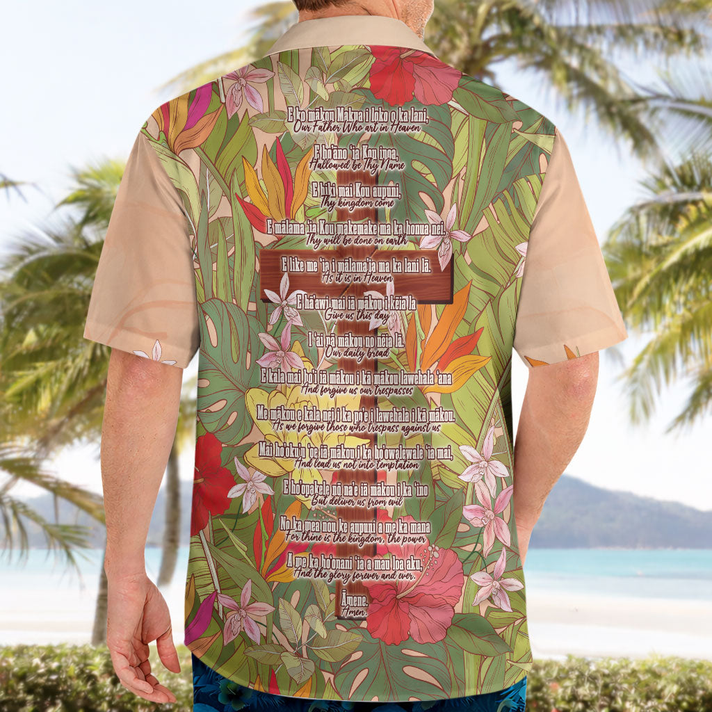 Mahalo Hawaii - ⁠Ka Pule a ka Haku Hawaiian Shirt Tropical Flowers