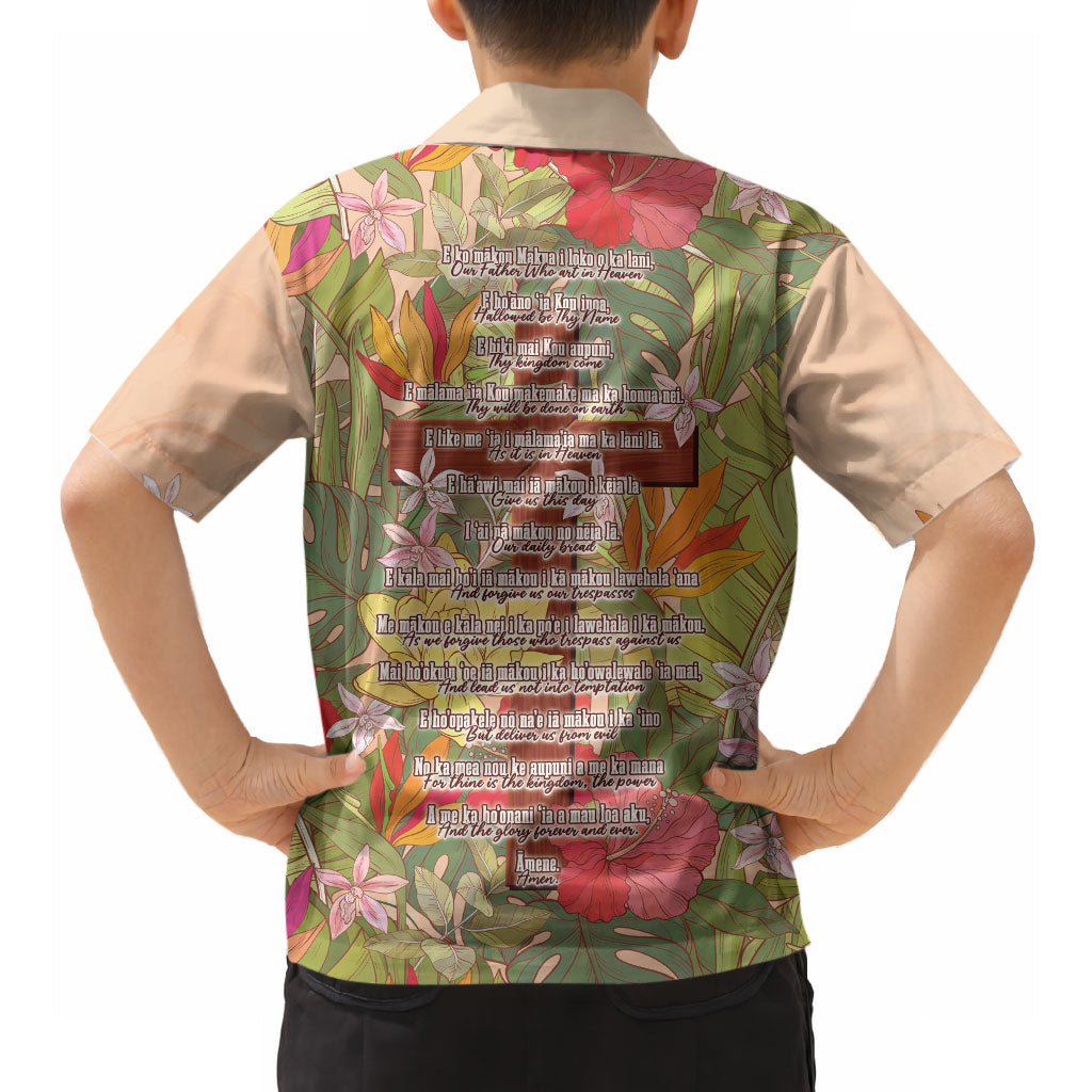 Mahalo Hawaii - ⁠Ka Pule a ka Haku Hawaiian Shirt Tropical Flowers