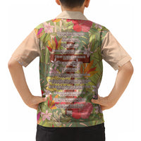Mahalo Hawaii - ⁠Ka Pule a ka Haku Hawaiian Shirt Tropical Flowers