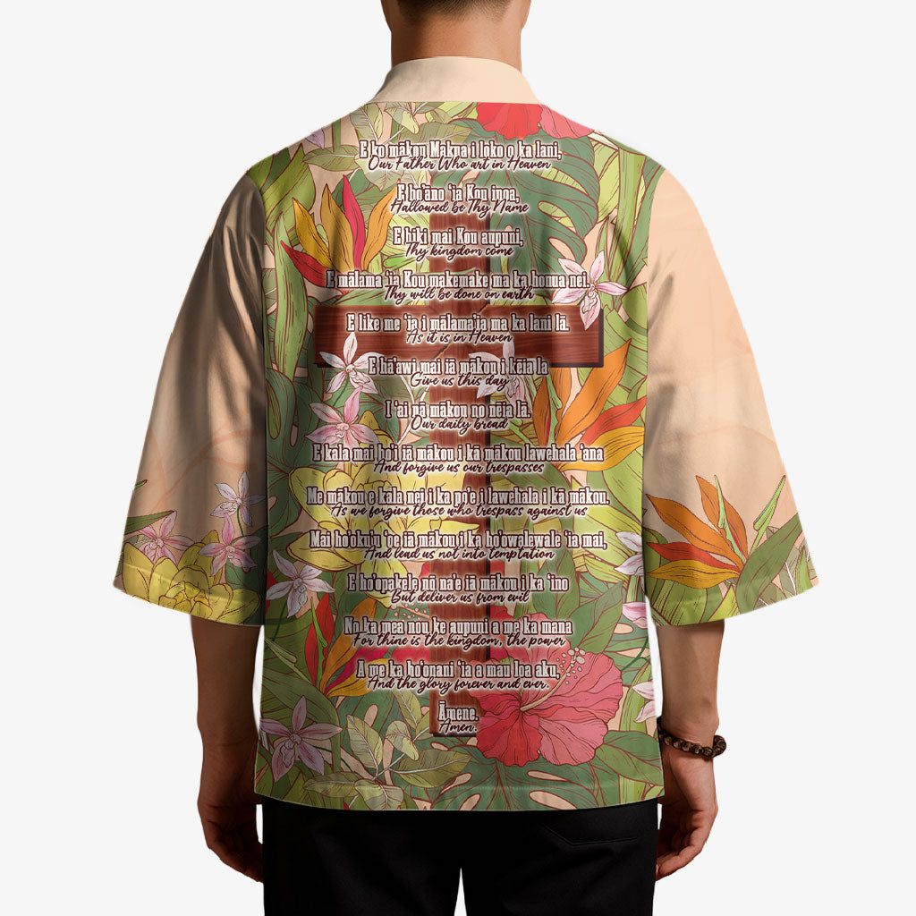Mahalo Hawaii - ⁠Ka Pule a ka Haku Kimono Tropical Flowers