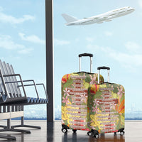 Mahalo Hawaii - ⁠Ka Pule a ka Haku Luggage Cover Tropical Flowers