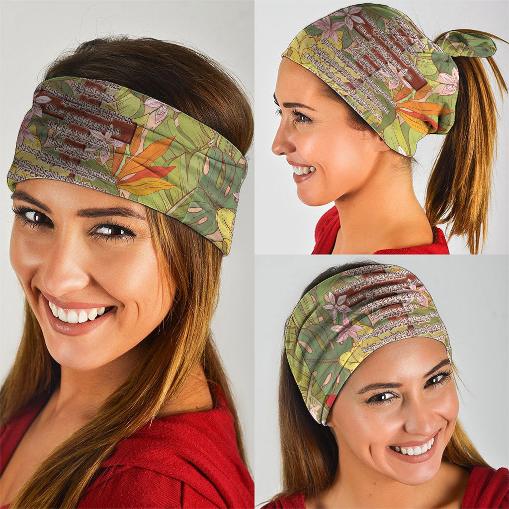 Mahalo Hawaii - ⁠Ka Pule a ka Haku Neck Gaiter Tropical Flowers